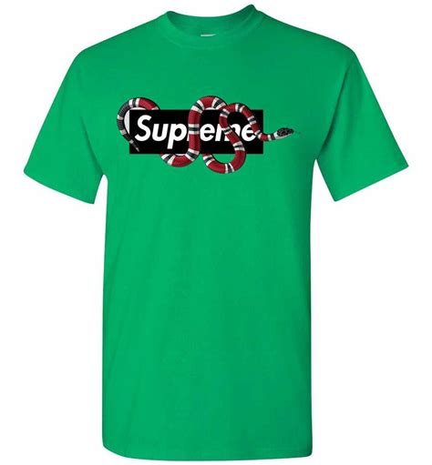 gucci and supreme t shirt